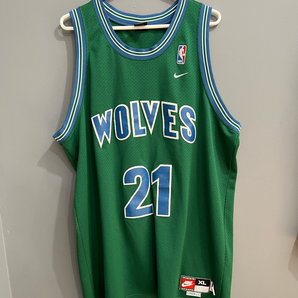 Vintage Minnesota Timberwolves Kevin Garnett Jersey Size XL
